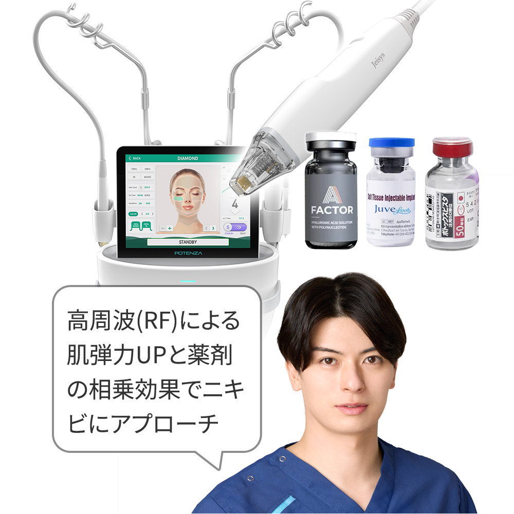 ポテンツァ(ジュベルック+Aファクター+ボトックス)