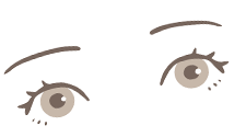 目のイラスト